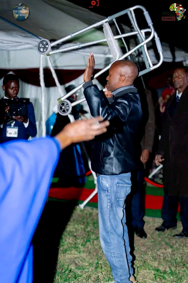 Mother Of All Revivals — miracle testimony, wheelchair lifted